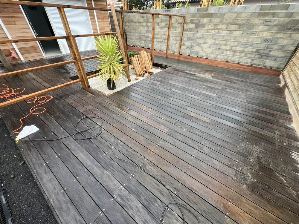 Nettoyage terrasse bois à La teste de buch 33260