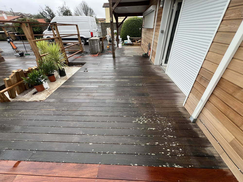 Nettoyage terrasse bois à La teste de buch 33260