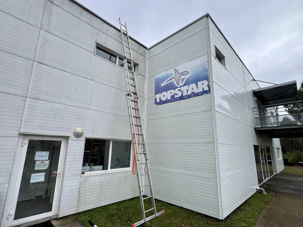 Nettoyage bardage métallique à marcheprime (33) - local professionnel