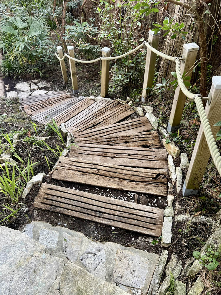 Nettoyage d'un escalier extérieur en Bois au Pyla (33)