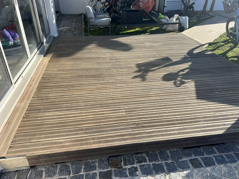 nettoyage de terrasse en bois -Talence
