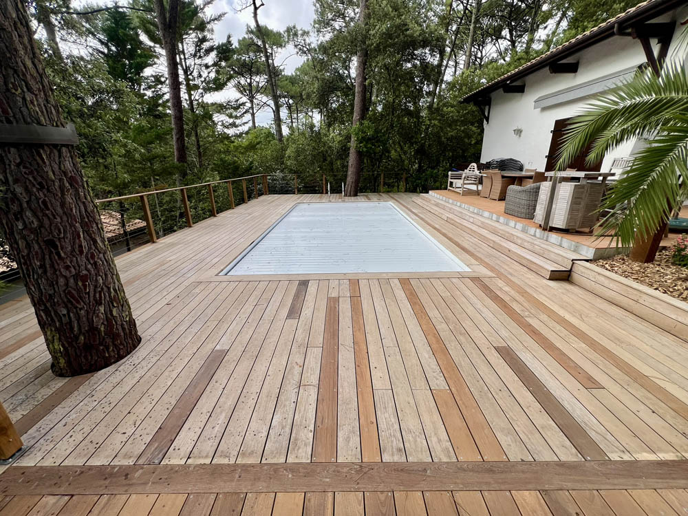 Nettoyage de terrasse bois au Pyla (33)