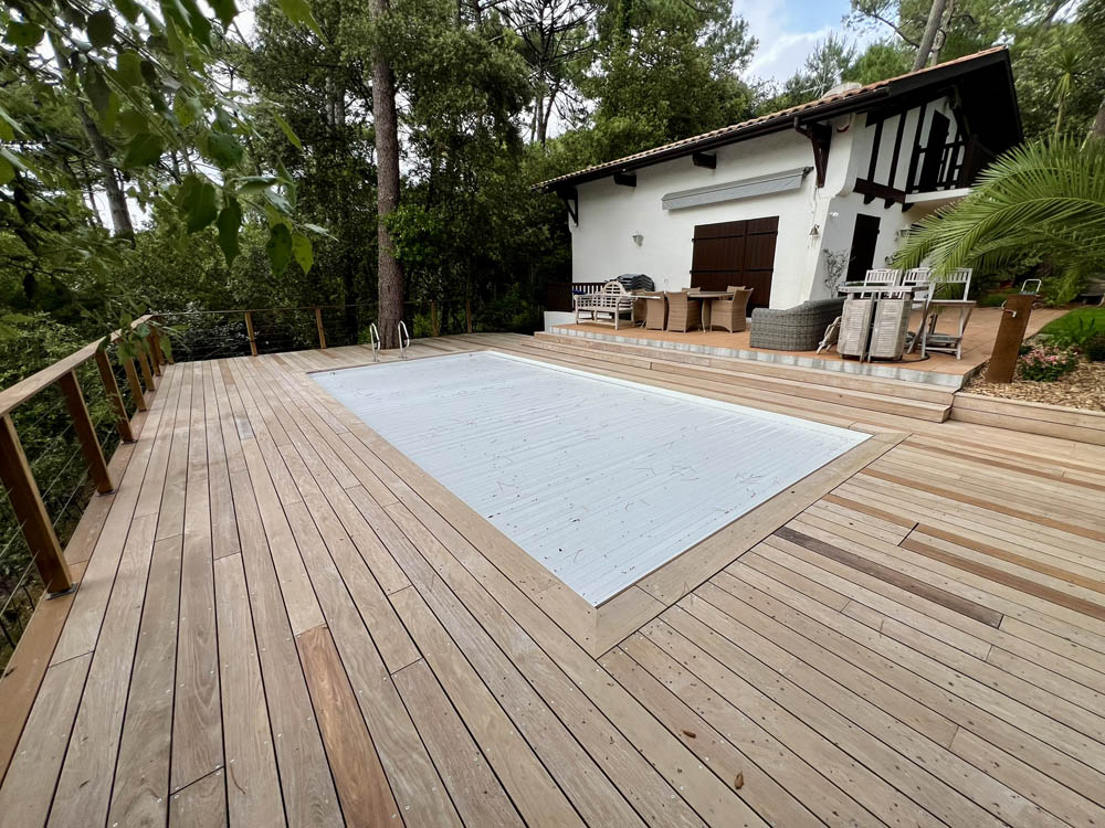 Nettoyage de terrasse bois au Pyla (33)