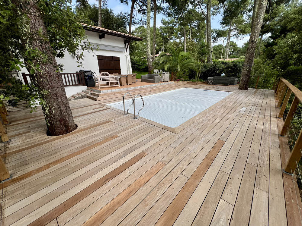 Nettoyage de terrasse bois au Pyla (33)