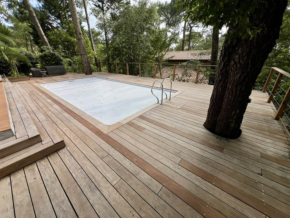 Nettoyage de terrasse bois au Pyla (33)