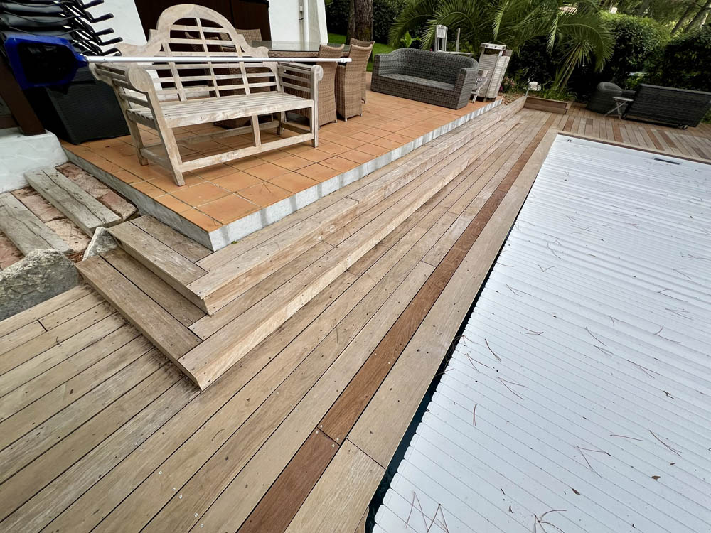Nettoyage de terrasse bois au Pyla (33)