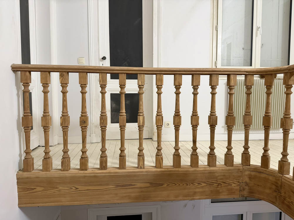 aérogommage rambardes d'escalier sur Arcachon