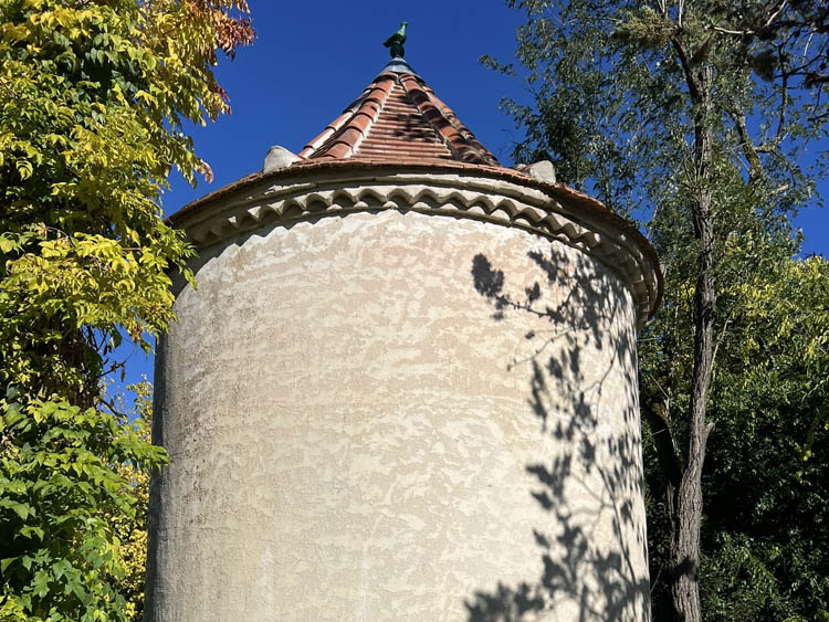 nettoyage façade d'un pigeonnier sur anzex (47)